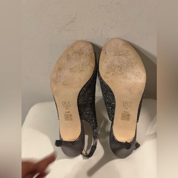 Pelle Moda Women’s Nadie 2, Silver Slingback Pumps - Picture 6 of 6